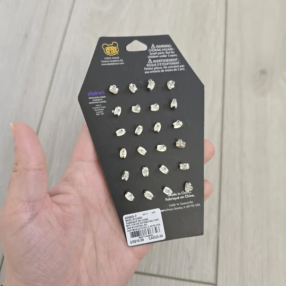 101. NWT Deddy Bears Earring Set – 12 Pairs - Picture 4 of 5